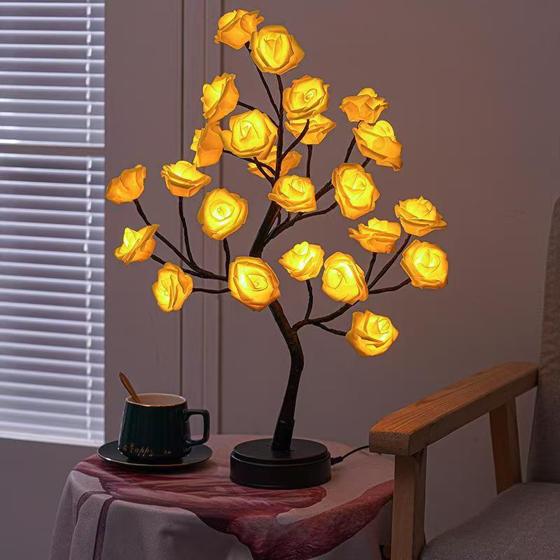 LED Rose Tree Decorative Night Light