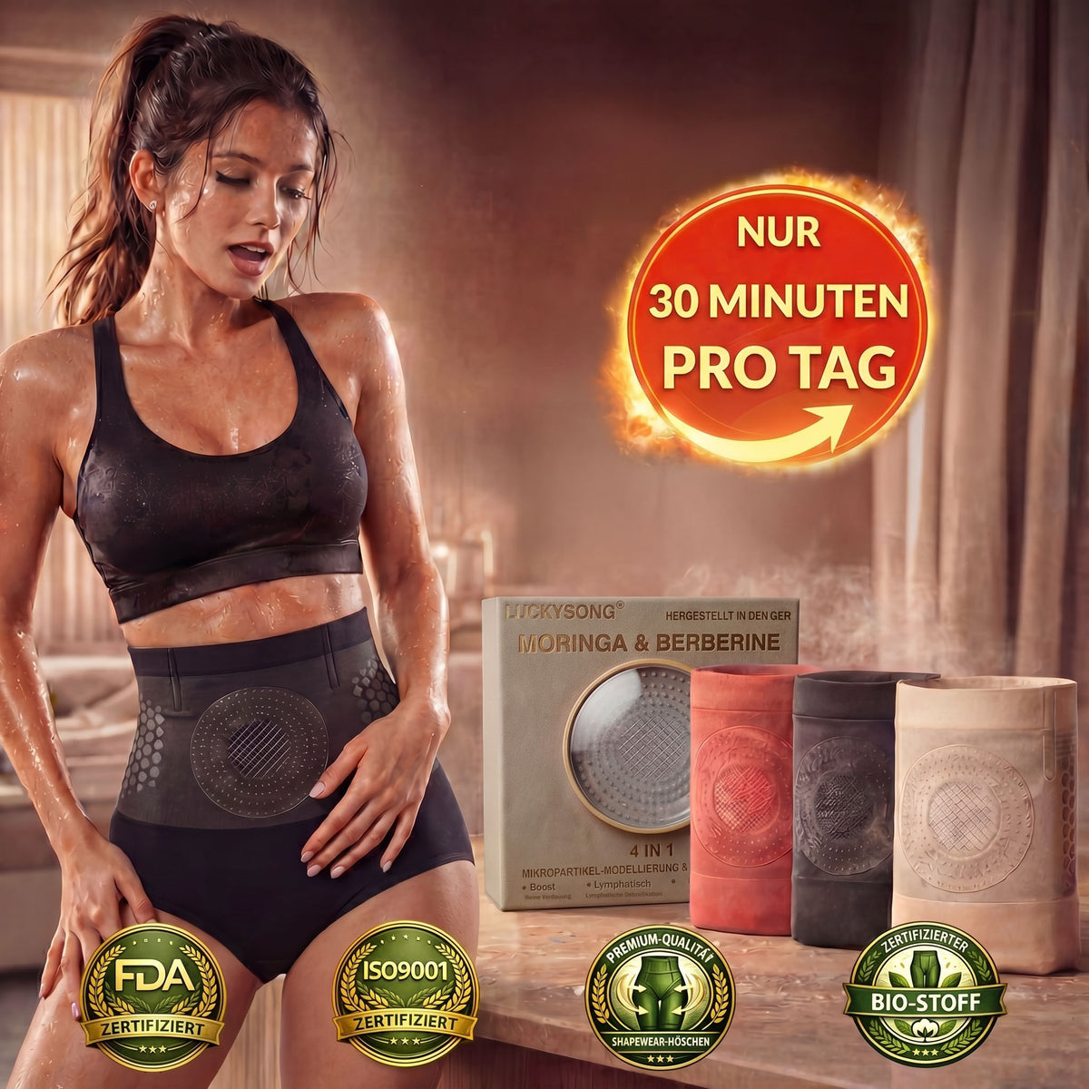 𝑶𝒇𝒇𝒊𝒛𝒊𝒆𝒍𝒆𝒓 𝑺𝒉𝒐𝒑|✅ 𝐿𝑈𝐶𝐾𝑌𝑆𝑂𝑁𝐺® 𝟐𝟎𝟐𝟔 Moringa & Berberin 4-in-1 Mikropartikel-Sculpting & Fettverbrennungs-Shorts🐦01