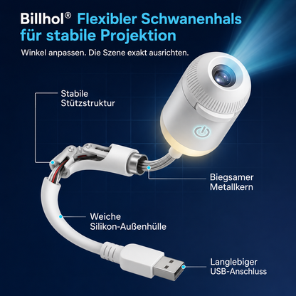 Billhol® Nachtlicht-Projektor – Intelligenter holografischer Sternprojektor🐰