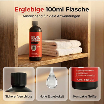 ❤️🔥 Kraftvoller Kalk- und Urinsteinlöser 🏠🚽  neutralisiert Gerüche, reinigt porentief, schützt Keramik vor Kratzern, wirkt sekundenschnell, ohne Schrubben🔴