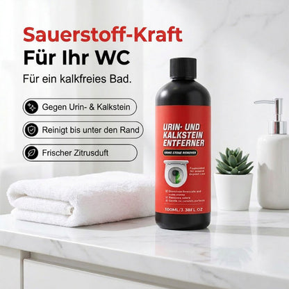❤️🔥 Kraftvoller Kalk- und Urinsteinlöser 🏠🚽  neutralisiert Gerüche, reinigt porentief, schützt Keramik vor Kratzern, wirkt sekundenschnell, ohne Schrubben🔴
